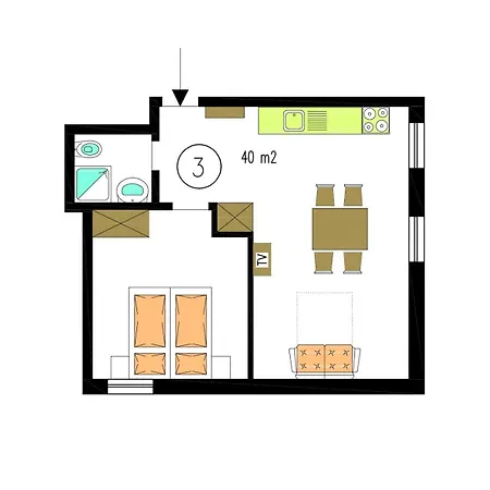 Aparthotel Merlhof Völs am Schlern Zimmer foto
